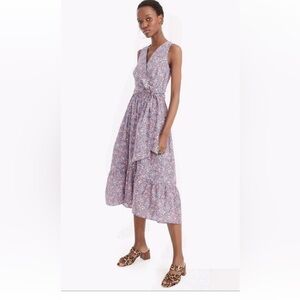 J. Crew size 00 Kayoko wrap dress in Liberty fabric